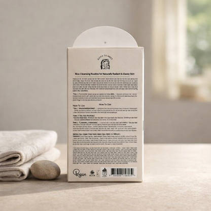 Deep Clean & Gentle Exfoliation | Rice Cleansing Duo by MIDHA – 5.07 fl oz