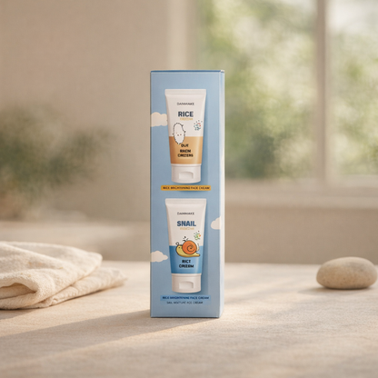 Brightening | Rice & Snail Hand Cream Duo by Bonnyhill – 3.52 fl oz