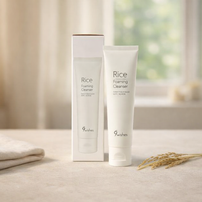 Brightening | Rice Foaming Cleanser by 9wishes – 4 fl oz