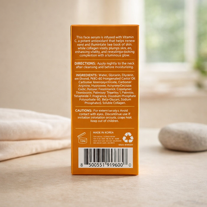 Brightening | Vitamin C & Collagen Face Serum by Clear Beauty – 1.69 fl oz