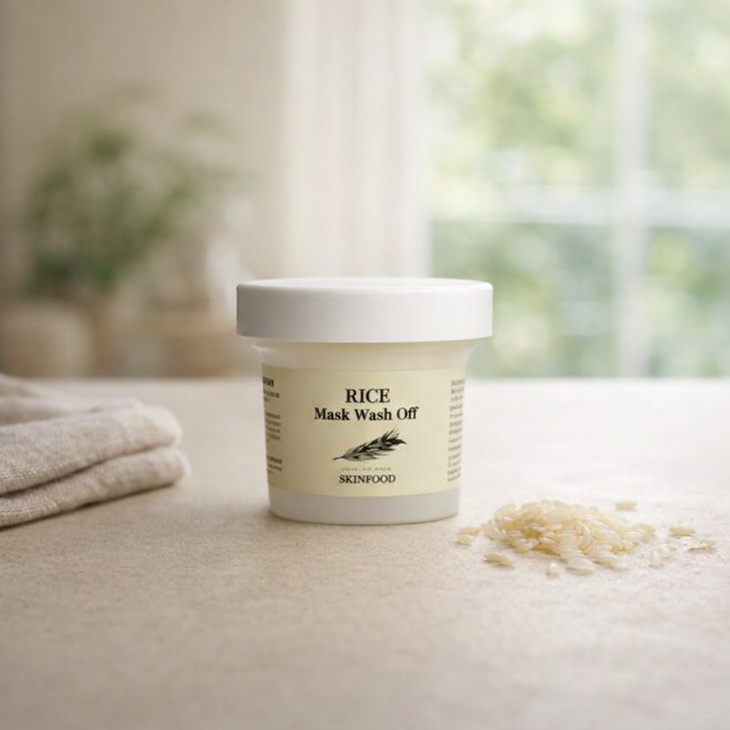 Brightening | Rice Mask Wash Off by SKINFOOD – 4.23 fl oz