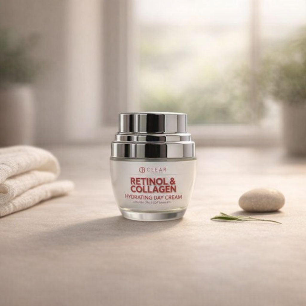 Hydrating | Retinol & Collagen Day Cream by CB CLEAR – 1.69 fl oz