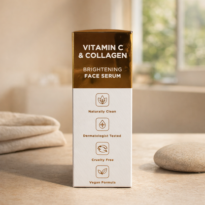 Brightening | Vitamin C & Collagen Face Serum by Clear Beauty – 1.69 fl oz