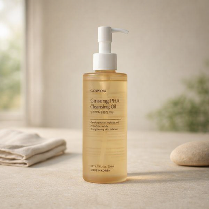 Makeup-Removing | Ginseng PHA Cleansing Oil by Glamfox – 6.76 fl oz