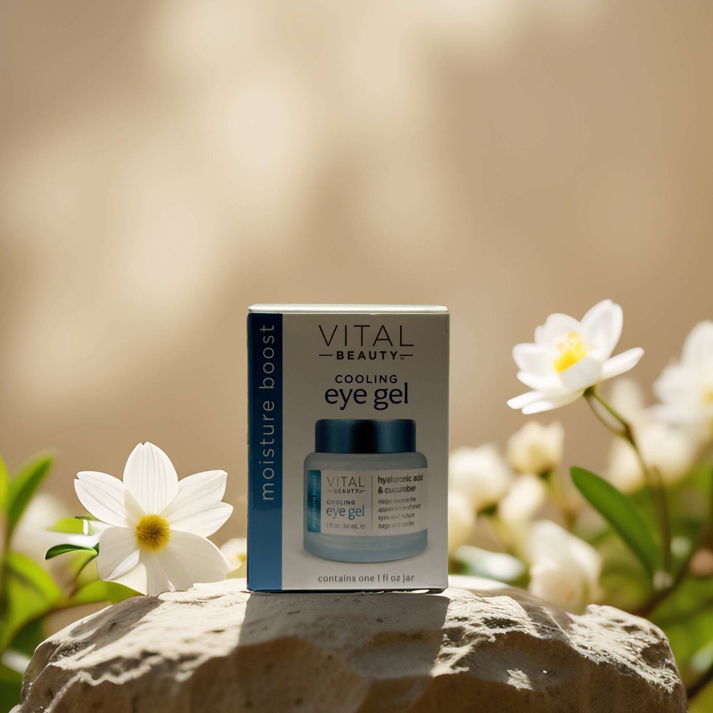 De-Puff & Hydrate | Cooling Eye Gel by Vital Beauty – 1.0 oz